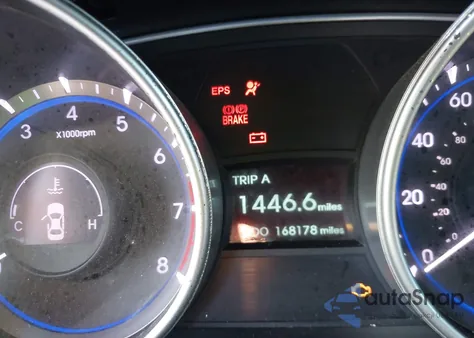 2011 Hyundai Sonata Gls из США, поврежденный, VIN 5NPEB4AC9BH097110